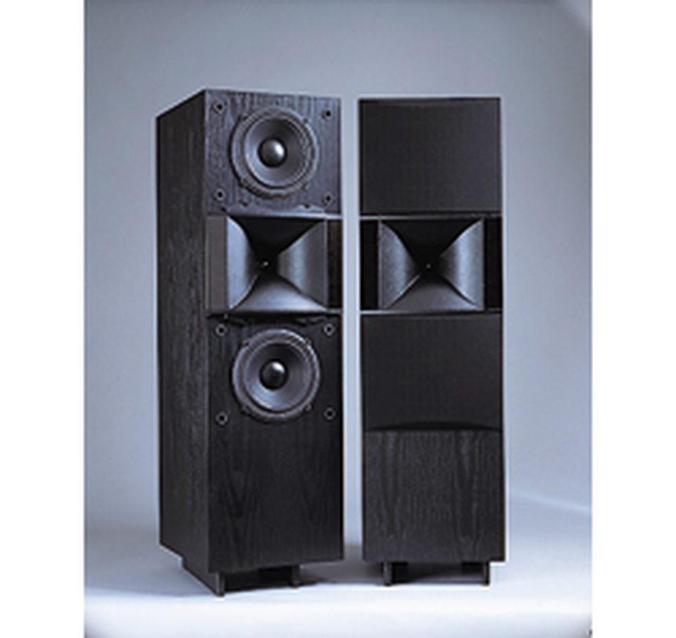 SVA 1600 - Black - Dual 6-1/2 inch 2-Way Floorstanding (HORN) - Hero